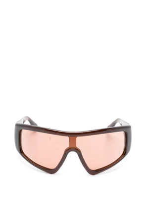 Port Tanger Noor shield-frame sunglasses - Brown