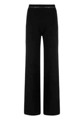 GCDS Bling straight-leg trousers - Black