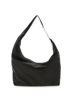 Rick Owens Tower Gemini hammered leather shoulder bag - Black