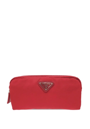 Prada Pre-Owned 2000-2013 Tessuto Cosmetic pouch - Red