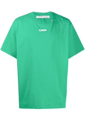 Off-White Caravaggio-print T-shirt - Green