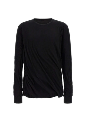 Rick Owens Jumbo Double LS T twisted-effect T-shirt - Black