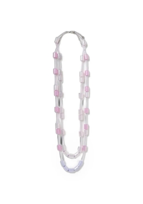 Emporio Armani beaded necklace - Pink