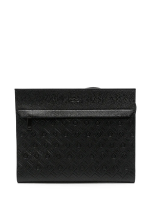 Ferragamo leather clutch bag - Black