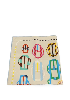 Hermès Pre-Owned Bouclerie Moderne Plumetis printe silk scarf - Neutrals