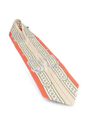 Hermès Pre-Owned Twilly Bride de Cour scarf - Orange
