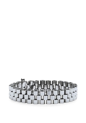 Sharra Pagano On Time link-chain bracelet - Grey