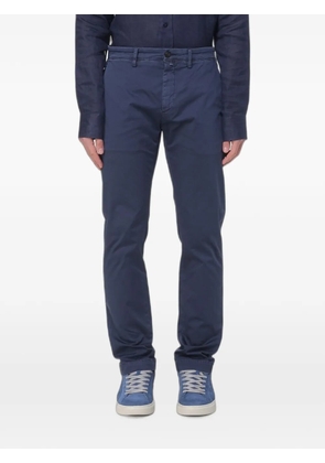 Siviglia logo-patch chino trousers - Blue