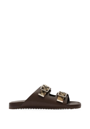 Burberry leather Urchin sandals - Brown