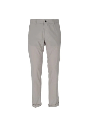 Incotex turn-up cuff chinos - Grey