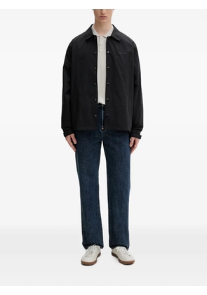 Kenzo logo-embroidered knitted polo shirt - Neutrals