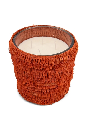 IBELIV raffia scented candle - Orange