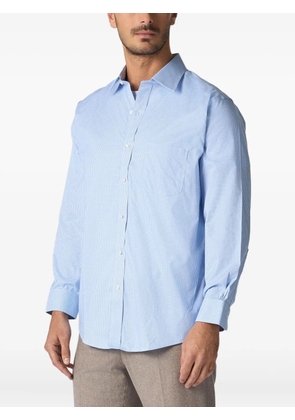 Brooks Brothers gingham-pocket shirt - Blue