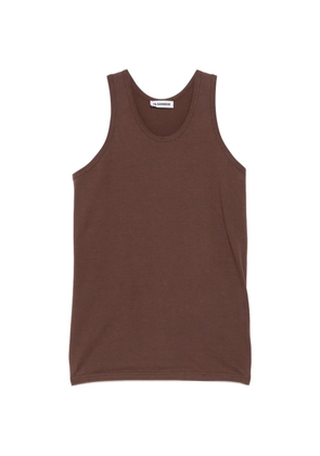 Jil Sander scoop-neck vest - Brown