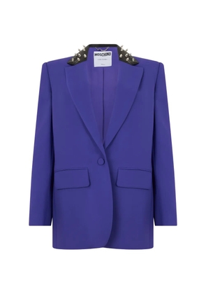 Moschino single-breasted blazer - Purple