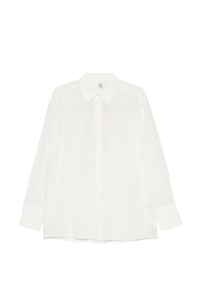 TOTEME silk crepe shirt - Black