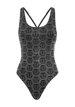 Philipp Plein Hexagon swimsuit - Black