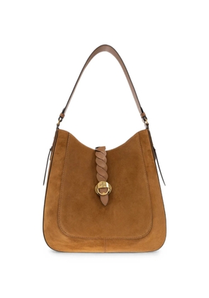 ISABEL MARANT Altay braided-detail shoulder bag - Brown