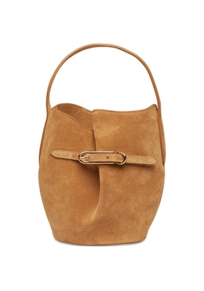 Liffner belted suede bucket bag - Brown
