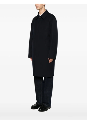 A.P.C. concealed-button coat - Blue