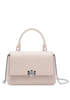 Tory Burch Charlie quilted mini tote bag - Pink