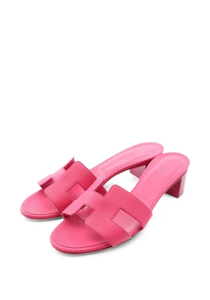 Hermès Pre-Owned 2010s Oasis leather sandals - Pink