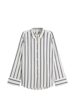 Tommy Hilfiger striped long-sleeve shirt - White