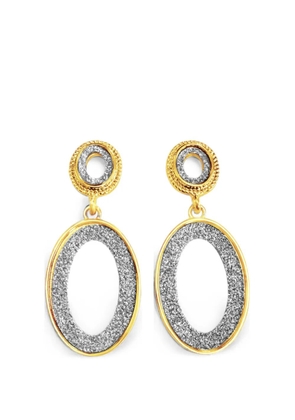 HZMER JEWELLERY Ananda drop earrings - Gold