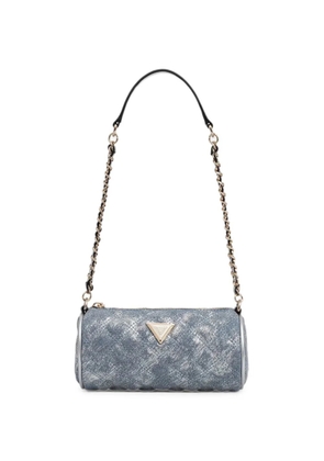 GUESS USA Giully quilted metallic-effect shoulder bag - Blue
