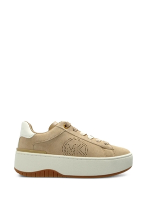 Michael Michael Kors Dottie perforated-logo low-top sneakers - Neutrals