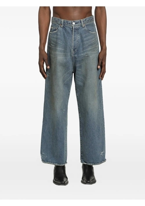 STEIN distressed wide-leg jeans - Blue