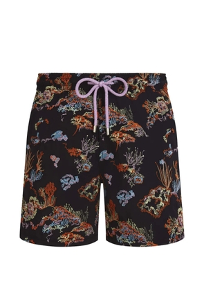 Vilebrequin embroidered swim shorts - Black