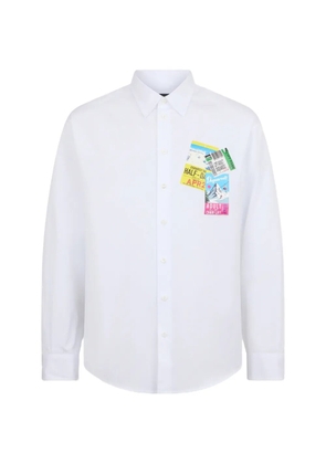DSQUARED2 printed dropped-shoulder shirt - White