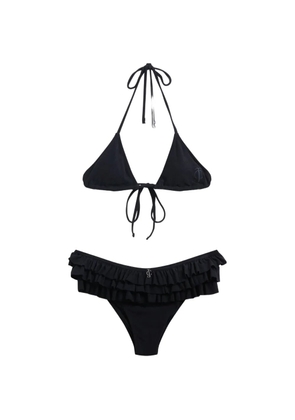 Juicy Couture ruffled towelling bikini - Black