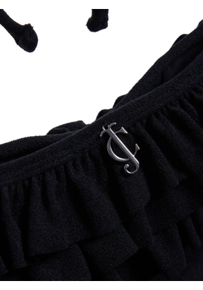 Juicy Couture ruffled towelling bikini - Black