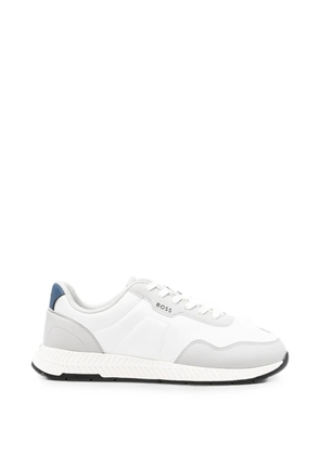 BOSS logo-print sneakers - White