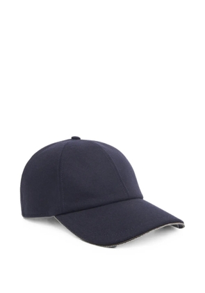 Peserico monili-trim panelled baseball cap - Blue