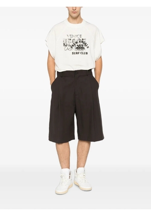 Palm Angels graphic-print sleeveless T-shirt - Neutrals