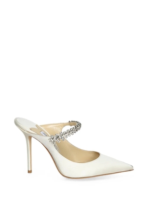 Jimmy Choo crystal-embellished pointed-toe pumps - Neutrals