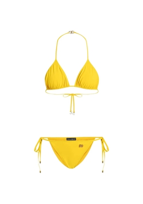 Dolce & Gabbana Triangle bikini - Yellow