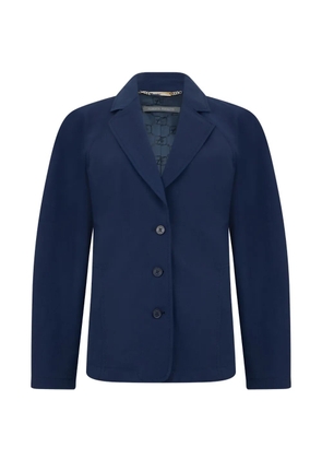 Alberta Ferretti notched-collar button-up jacket - Blue