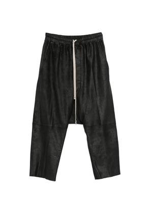 Rick Owens drawstring cropped trousers - Black