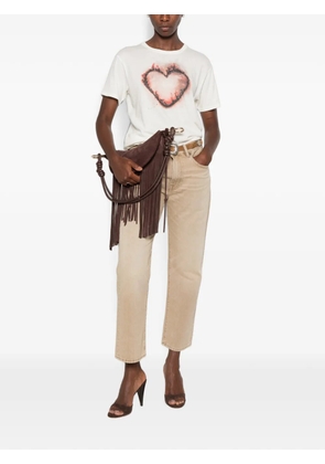 R13 heart-print T-shirt - White