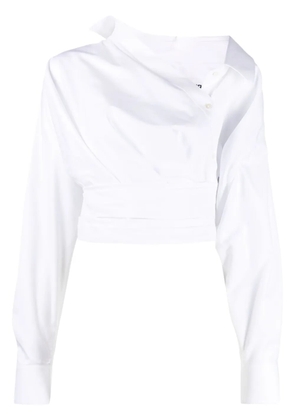 Alexander Wang wrap cotton shirt - White