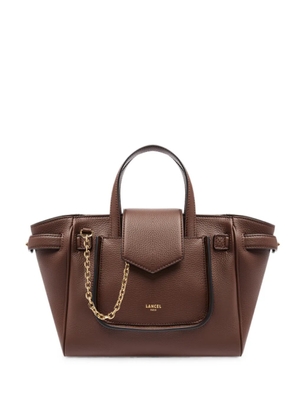 Lancel small Thea grained handbag - Brown