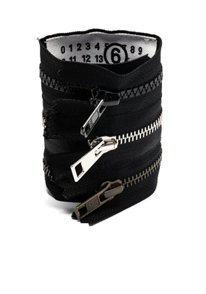 MM6 Maison Margiela zipped bracelet - Black