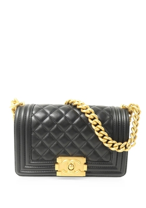 CHANEL Pre-Owned Boy 20 quilted shoulder bag - Black