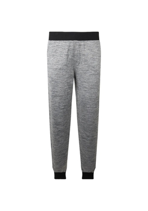 Moschino marl-effect track pants - Grey