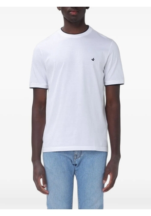 BROOKSFIELD logo-embroidered T-shirt - White