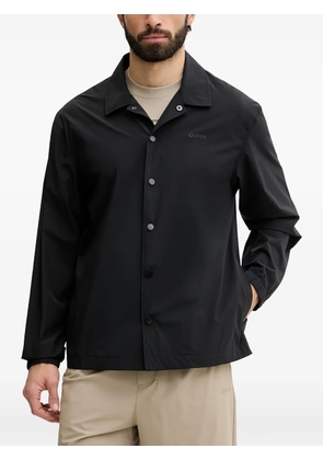 GUESS USA logo-print press-stud jacket - Black